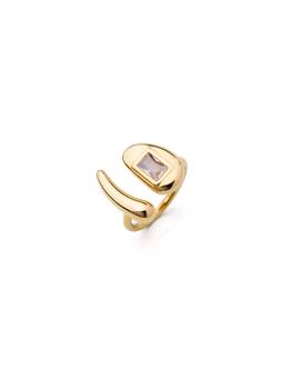 Veli Jewels - Crystal Oval Sparkle Ring Water-Proof