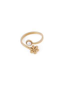 Veli Jewels - Everyday Minimalist Cuff Ring Water-Proof Gold