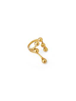 Veli Jewels - Golden Balls Statement Ring High Quality