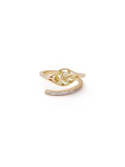 Veli Jewels - Delicate Leaf Nature Ring Skin-Safe