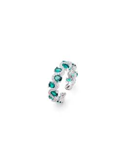 Veli Jewels - Green Gem Emerald Ring Skin-Safe