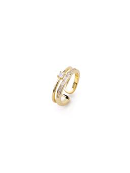Veli Jewels - Dainty Double Band Ring Water-Proof