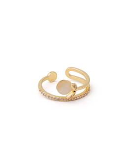 Veli Jewels - Peony Shimmer Stone Ring Skin-Safe