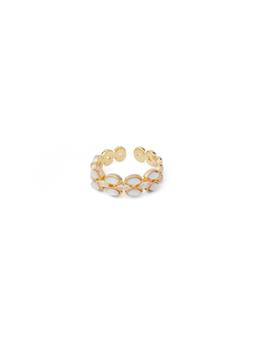 Veli Jewels - Marble Comb Ring High Quality