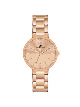 Franklord - Noora Special Edition Series Gold Dial Analog Watch for Women (M)
