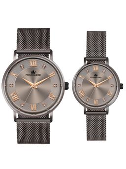 Franklord - Romeo and Juliet Couple Watch Series Analog Grey Watch (M)
