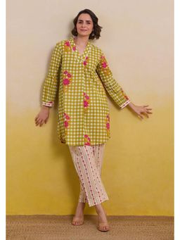 Tara-C-Tara - Gingham Blossom Yellow Co-Ord Set
