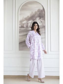 Tara-C-Tara - Delicate Lilac Paisley Co-Ord Set