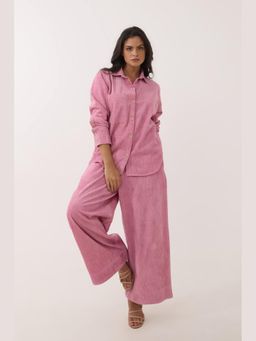 Tara-C-Tara - Baby Pink Corduroy Co-Ord Set