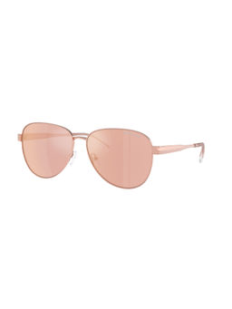 Michael Kors - Women UV Protected Pink Lens Pilot Sunglasses - 0MK116011086X61 (61)