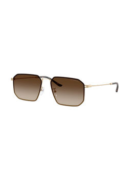 EMPORIO ARMANI - Men Gradient Brown Lens Irregular Sunglasses - 0EA2165D30021358 (58)