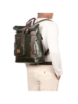 Hidesign - Uncle Ho 03 - Cherokee-Mel Ranch - Mens Backpack - Jungle-Brown - L