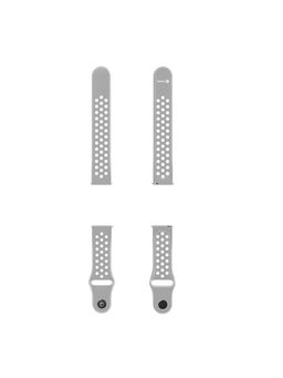 Noise - 22 MM Sports Edition Single Color Smart Watch Strap (Silver)-S