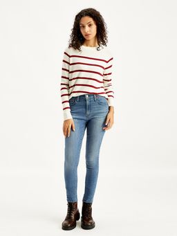 Levi's - Womens High Rise 721 Skinny Blue Jeans