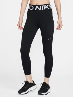 Nike - Pro Sculpt Women Black High-Waisted 7/8 Leggings with Pockets