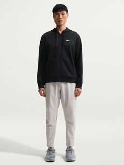 Nike - Hyverse Men Black Dri-Fit Uv Fleece Full-Zip Hoodie