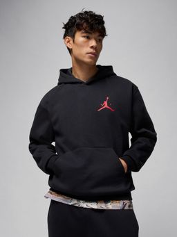 Nike - Jordan Men Black Jumpman Fleece Pullover Hoodie