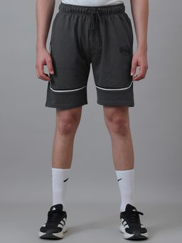 Free Authority - Official Batman The Caped Crusader Men's Regular Fit Charcoal Shorts