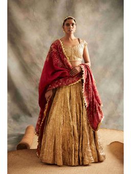 ITRH - Sona Multi-Color Blouse With Lehenga And Dupatta