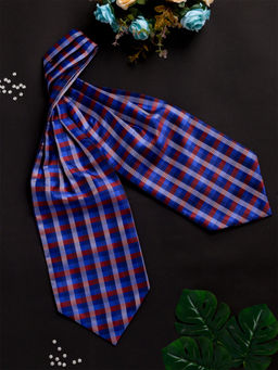 PELUCHE - Classic Coil Deluxe Blue Cravat for Men