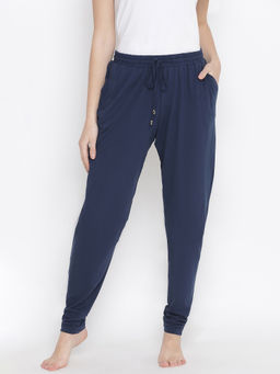 Oxolloxo - Pacific Solid Blue Easy Women Nightwear Pajama