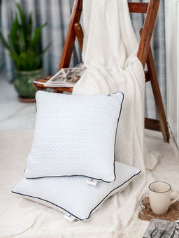 Sleepstore - Fibrom Cushion for Back Support (Pack Of 2) (16X16 Inches)