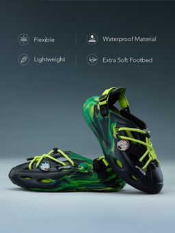 The Souled Store - Green Official Hydro's Rick N Morty Men Clogs