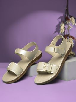 Bata - Women Cream Sandals