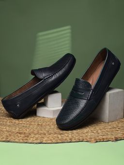 Hush Puppies - Men Navy Blue Casual Loafers