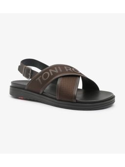 TONI ROSSI - Brown String Sandals