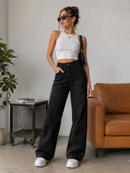 KOTTY - Women Grey Cotton Blend Jeans