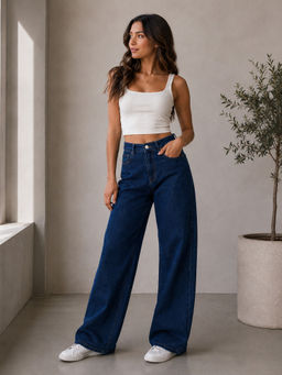 KOTTY - Women Blue Cotton Blend Jeans
