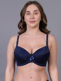 BRACHY - Blue T-Shirt Full Coverage Lightly Padded Pushup Bra