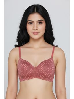 Zivame - Brown Padded Non Wired 3/4Th Coverage T-Shirt Bra