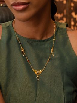 Shaya by CaratLane - Women Nayi Naveli Gold Plated 925 Silver Mangalsutra