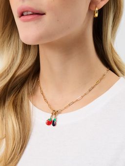 Accessorize London - Women Women Multi-Color Vegetable Jewellery Charms (Pack of 2)