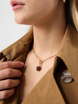 Accessorize London - Women Women Red Strawberry Jewellery Charm