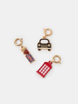 Accessorize London - Women Women Multi-Color London Jewellery Charms (Pack of 3)