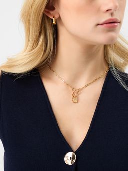 Accessorize London - Women Women Gold Lock and Key Jewellery Charms (Pack of 2)