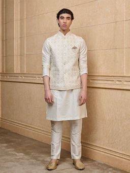 TASVA - Ivory Kurta with Pant and Jacket