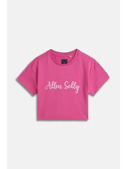 Allen Solly - Girls Pink Casual T-Shirt