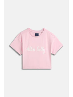 Allen Solly - Girls Pink Casual T-Shirt