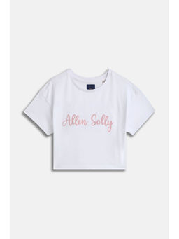 Allen Solly - Girls White Casual T-Shirt