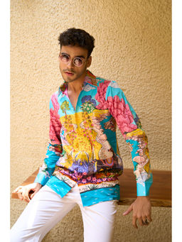 Loudless - Garden Of Eden Printed Shirt for Men