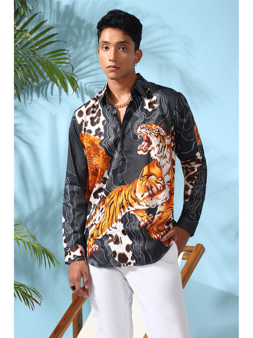 Loudless Savrez Printed Shirt for Men