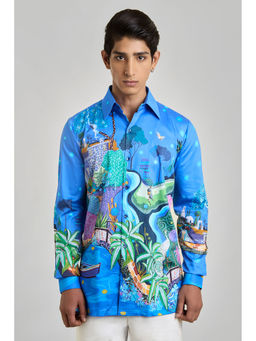 Loudless - Santorni Printed Shirt for Men