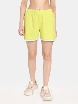 Zivame - Rosaline Bounds Easy Movement Shorts - Yellow Plum