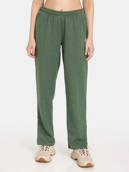 Zivame - Rosaline Bounds Easy Movement Pants - Forest Elf
