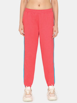 Zivame - Rosaline Zest Easy Movement Relaxed Pants - Poppy Red