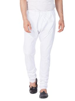 Vastramay - Mens White Pure cotton Chudidar